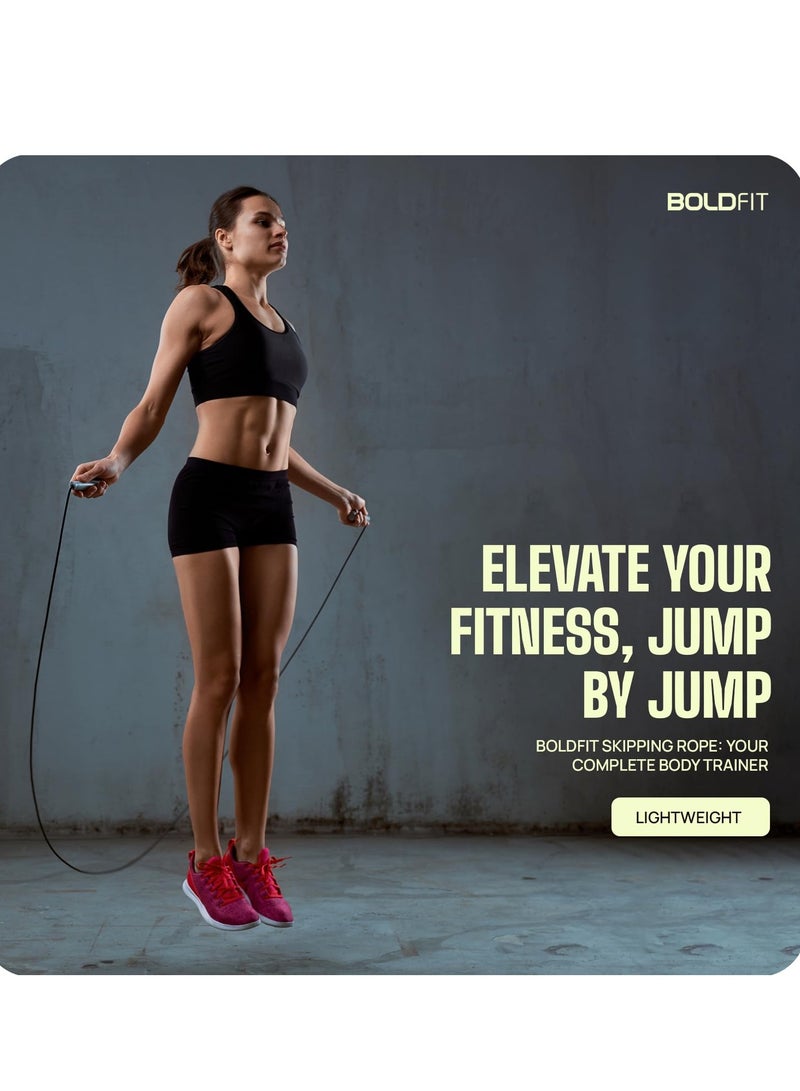Boldfit Skipping Rope for Men and Women Jumping Rope With Adjustable Height Speed Skipping Rope for Kids, Women, Girls - Image 5