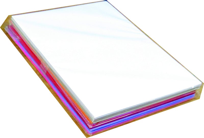 IMPRINT Red, Purple,White,Grey,Pink,Peach Color Card Stock in A4 Size 230 GSM Thick Each of 20 Sheets - Image 1