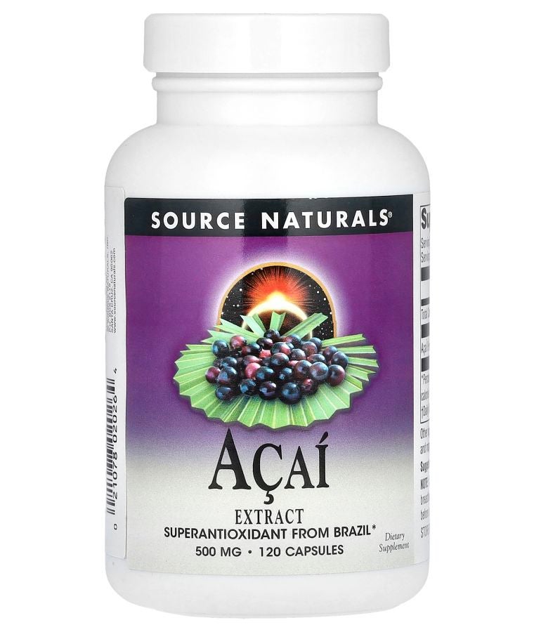 Acai Extract 500 mg 120 Capsules