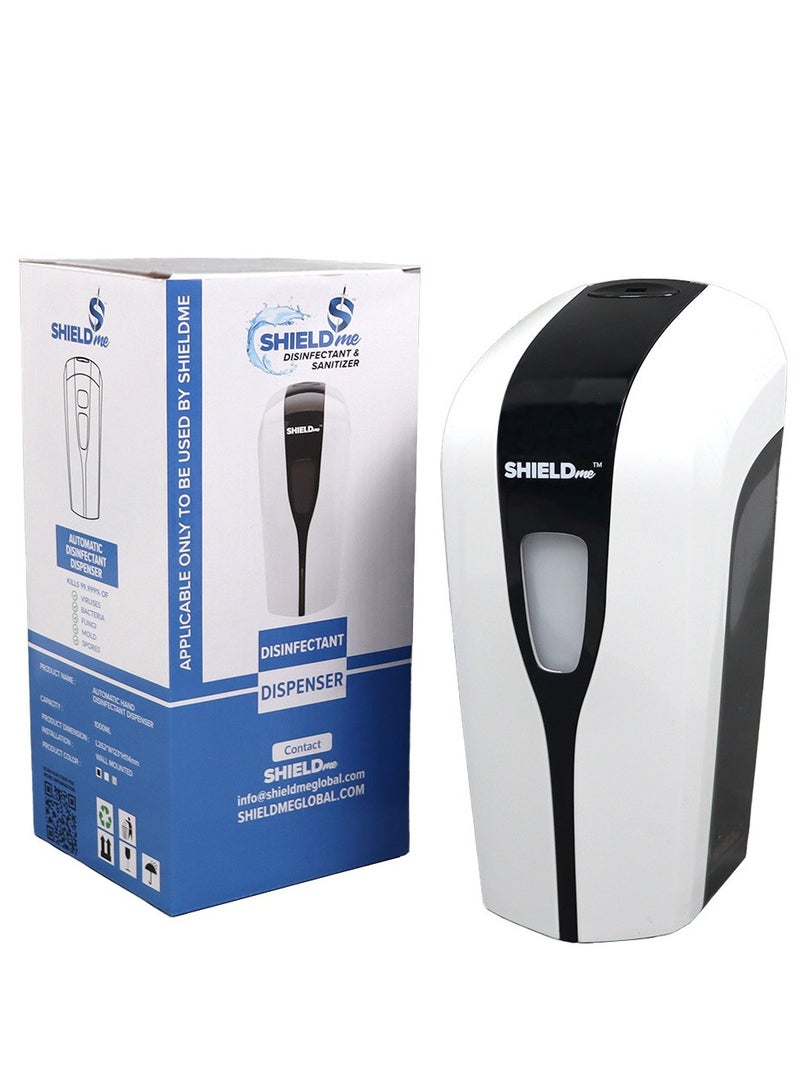SHIELDme Automatic Hand Disinfectant & Sanitiser Dispenser - 1000ml Capacity - Image 1