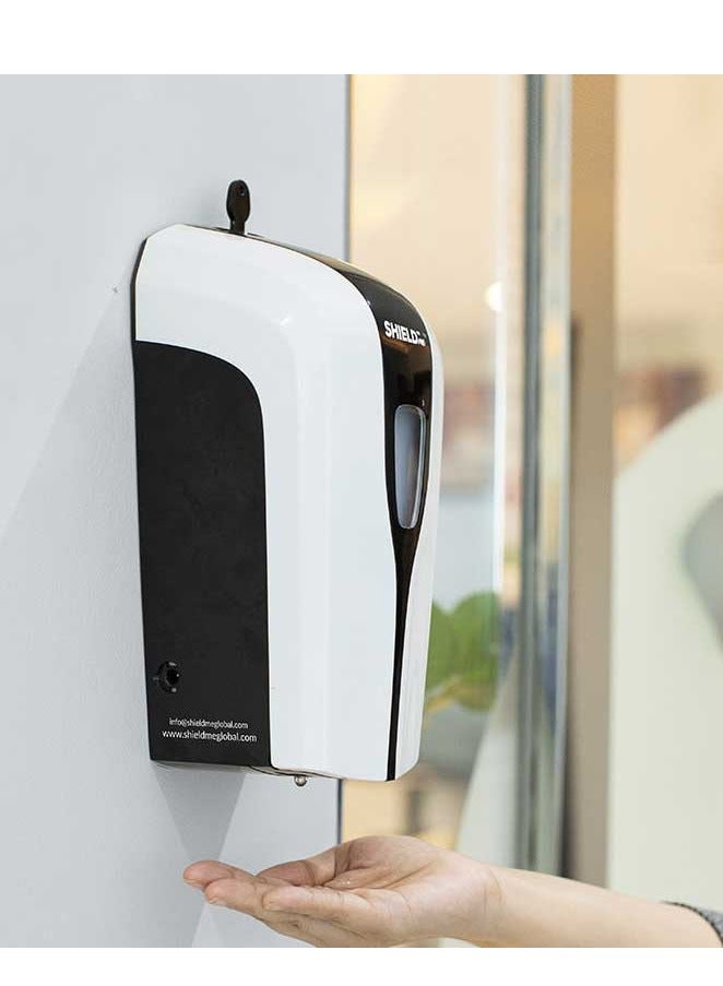 SHIELDme Automatic Hand Disinfectant & Sanitiser Dispenser - 1000ml Capacity - Image 2