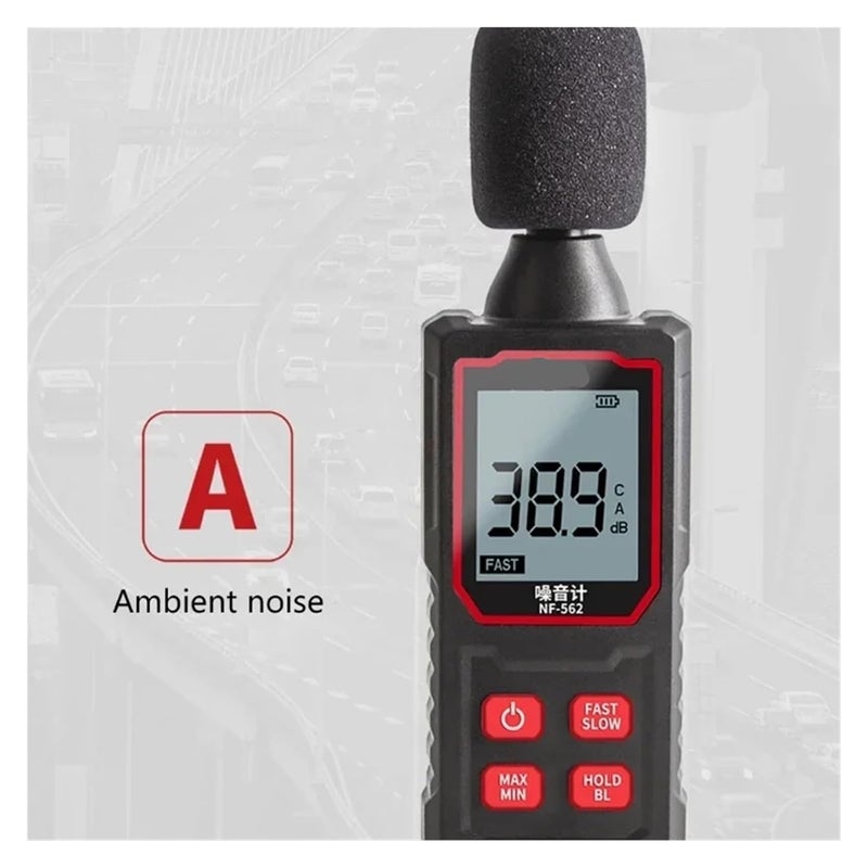 NF 562 مقياس الضوضاء كاشف الديسيبل محلل الصوت عالي الدقة المحمول باليد - Image 3