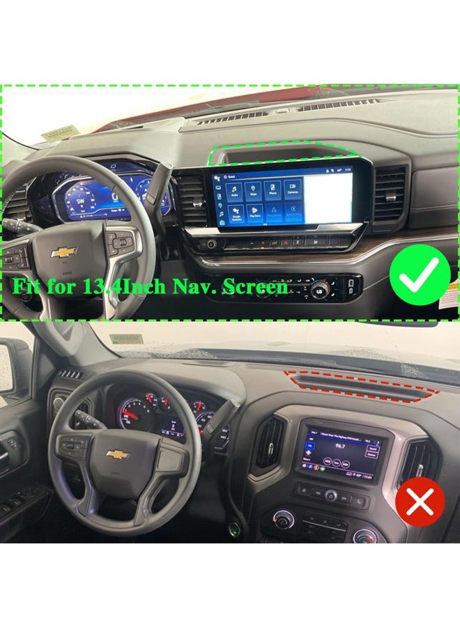 WXRYLYN 2022-2026 Silverado & Sierra Metal Dash Platform Phone Mount Phone Holder for 2022-2026 Silverado & Sierra with 13.4" Screen - Image 2