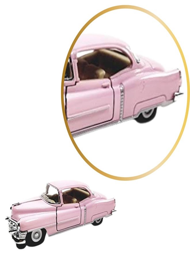 Mayatra's Kins Mart 1953 Cadillac Series 62 Coupe 1:43 Scale Diecast Car (Pink) - Image 4