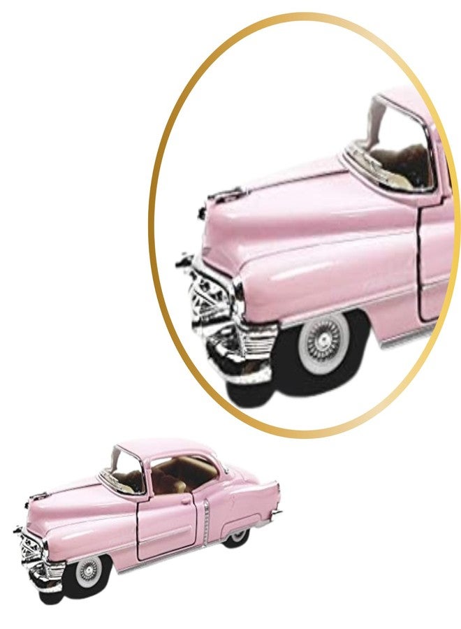Mayatra's Kins Mart 1953 Cadillac Series 62 Coupe 1:43 Scale Diecast Car (Pink) - Image 3
