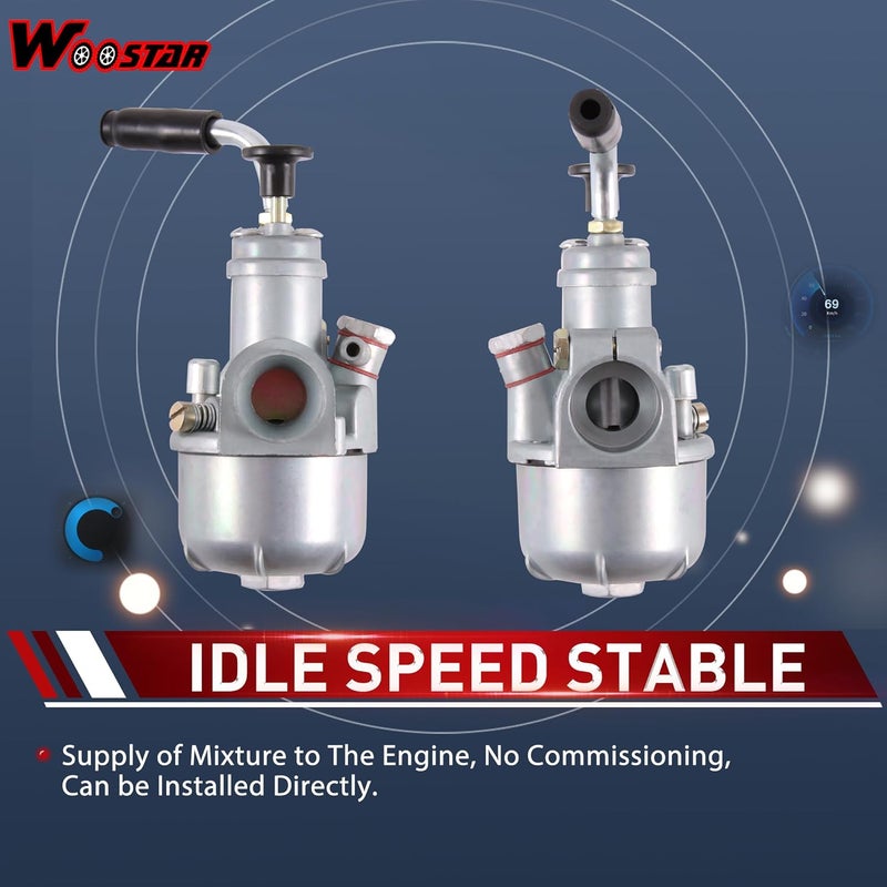 WOOSTAR 12mm Carburetor Bing Style Replacement for Puch Maxi Sport Luxe Newport E50 Murraya 50cc Engine - Image 4