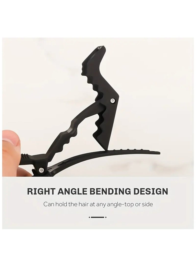 LANGMANNI 6-Pack Professional Hair Styling Clips, Plastic Crocodile Hair Clamps for Cutting, Dyeing & Perming, Hairdressing Tools & Accessories for Women, Suitable for Normal Hair Style - Image 3