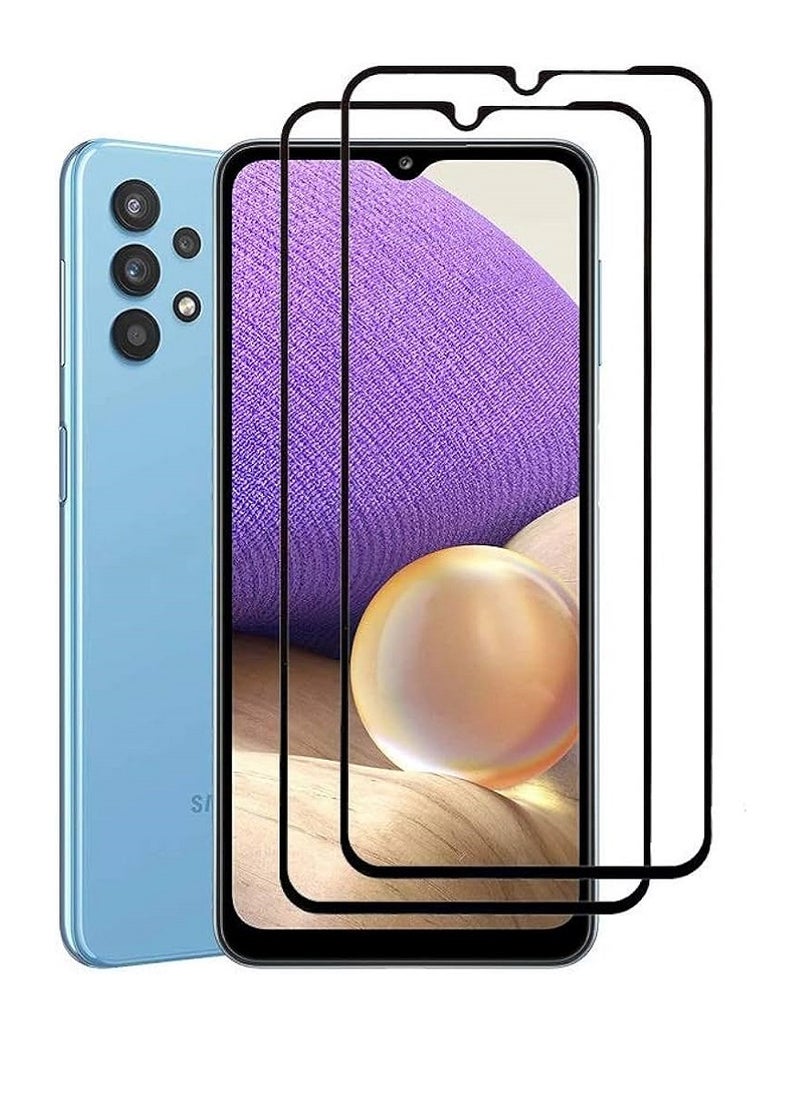 Super 2 Pieces Tempered Glass Screen Protector 5D Designed For Samsung Galaxy A32 5G Full Glue Edge to Edge Full Screen Coverage And Bubble Free - Image 1
