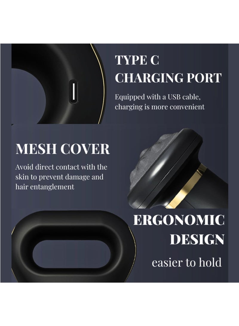 Zikra Cellulite Massager, Portable Handheld Body Sculpting Machine with Heat, Rechargeable & Cordless Massager for Lymphatic, Celulitis, Neck, Butt, Lipo, Gifts for Family & Friends - Image 4