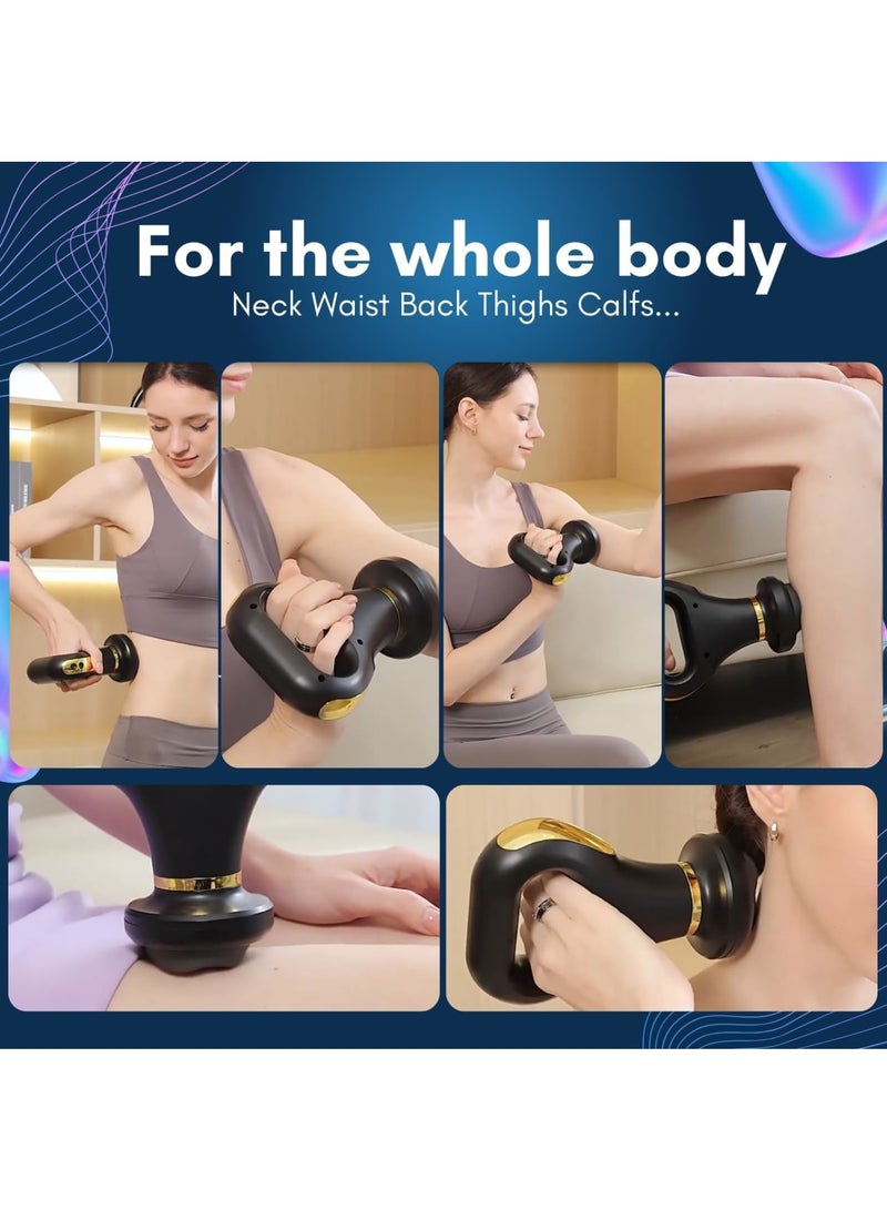 Zikra Cellulite Massager, Portable Handheld Body Sculpting Machine with Heat, Rechargeable & Cordless Massager for Lymphatic, Celulitis, Neck, Butt, Lipo, Gifts for Family & Friends - Image 5