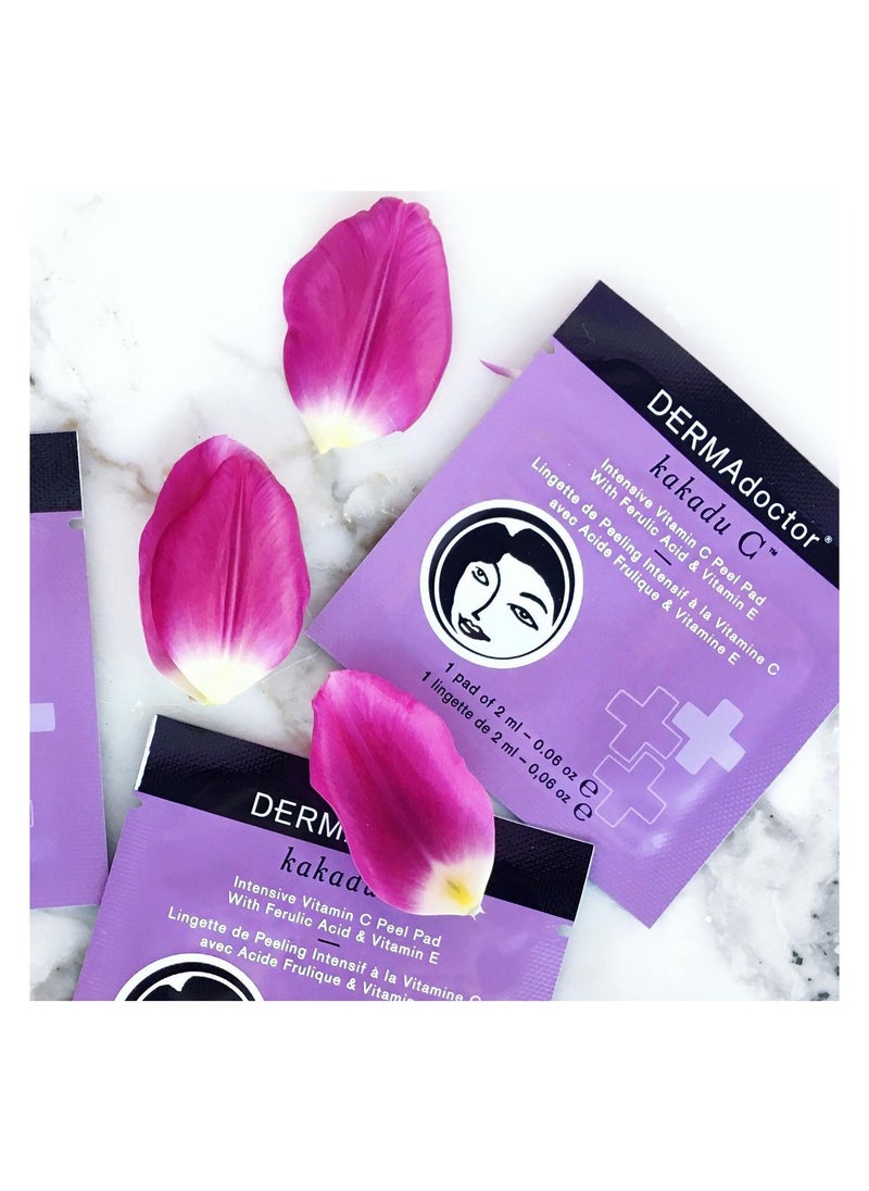 DERMAdoctor - Derma Doctor Kakadu C Peeling Cotton Pads 30pcs - Image 1