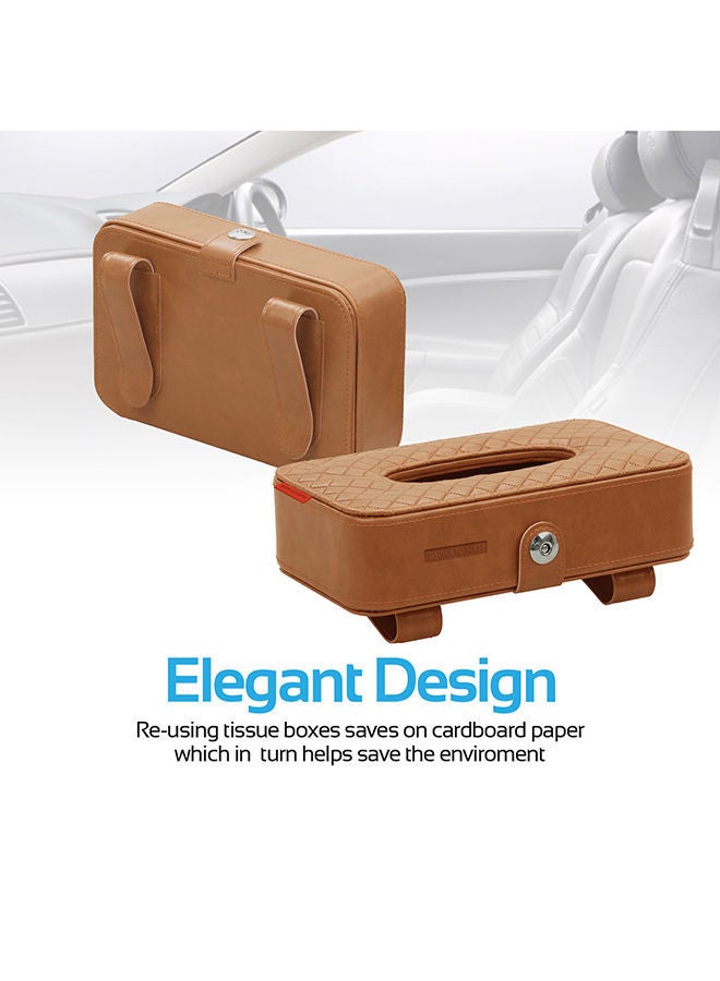 NIBEMINENT Car Sun Visor Tissue Box Holder  - Image 3