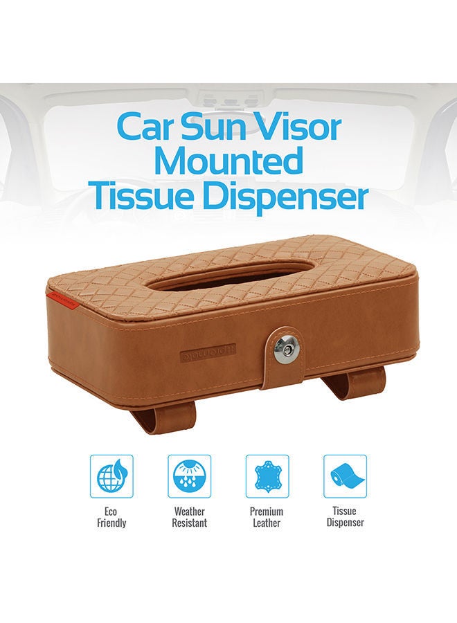 NIBEMINENT Car Sun Visor Tissue Box Holder  - Image 2