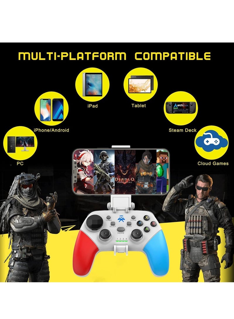 KASTWAVE وحدة تحكم الألعاب المحمولة لنظام iOS، لنظام Android، لأجهزة iPad، والكمبيوتر اللوحي، والكمبيوتر الشخصي، وحدة تحكم لاسلكية للهاتف لهاتف iPhone 14 13، لهواتف galaxy S22 21، وهواتف Android، لـ COD Mobile، لـ Genshin Impact، للألعاب السحابية - Image 3