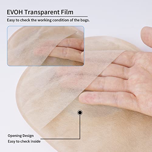 Rainlotus 20 PCS Colostomy Bags Rainlotus One Piece Ostomy Bag,Ostomy Drainable Pouch for Ileostomy Stoma Care, Cut to Fit. - Image 5