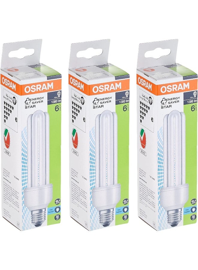 OSRAM ENERGY SAVER T4 23W DAY SCREW 3PCS SET - Image 2