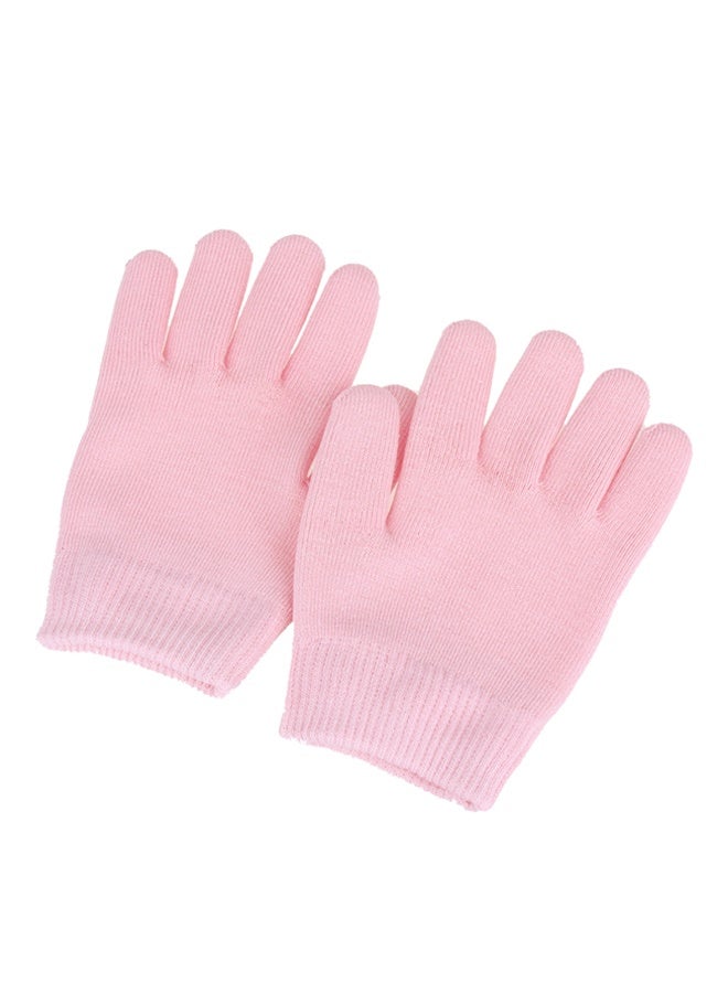 Skin Whitening Moisturizing Treatment Gloves and Socks Set, Pink - Image 2