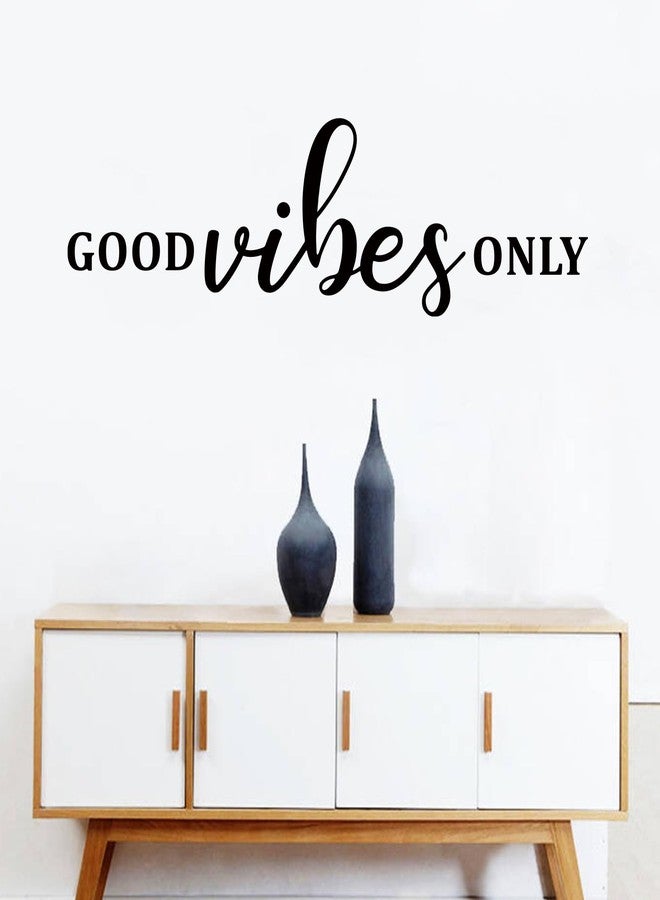 SEATUNE Office Quotes Wall Decals - Inspirational Positive Motivational Wall Stickers - School Classroom Workplace Home Vinyl Art Wall Decor - Good Vibes Only 25"X7" - Image 4