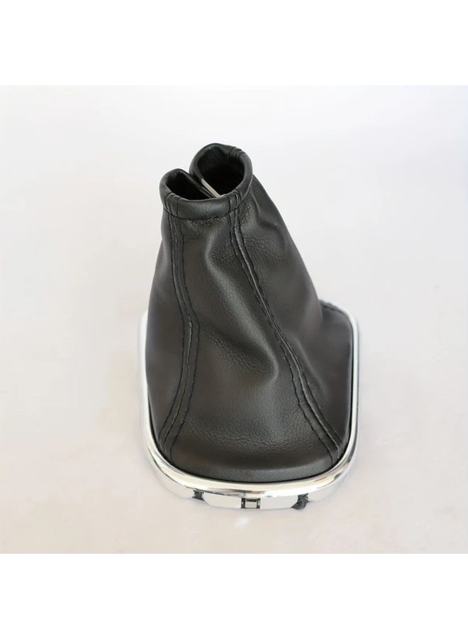 Gear Shift Boot Cover Black With White Stitching For 2009 2015 Cruze Models - Image 4