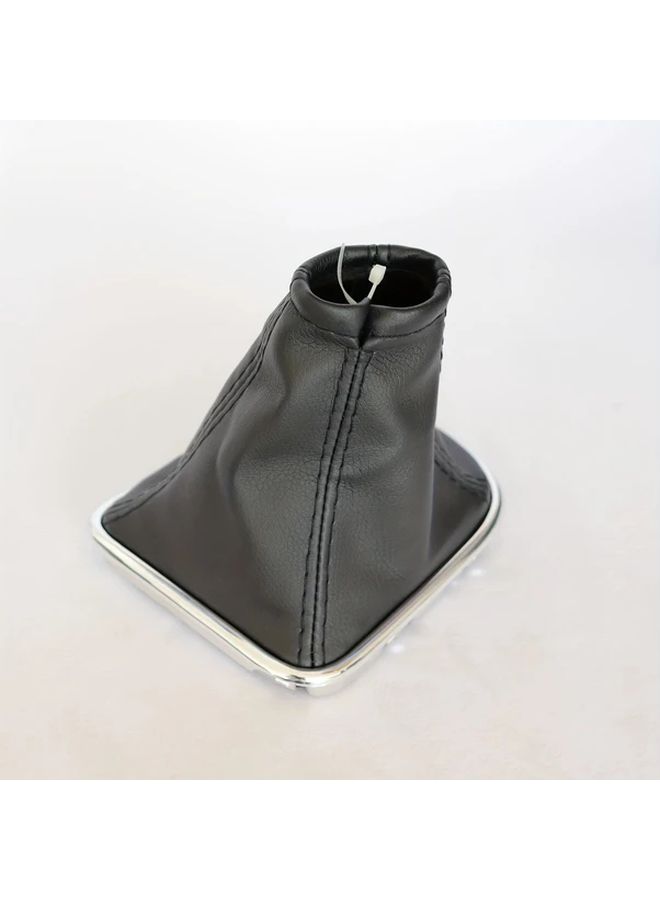 Gear Shift Boot Cover Black With White Stitching For 2009 2015 Cruze Models - Image 3