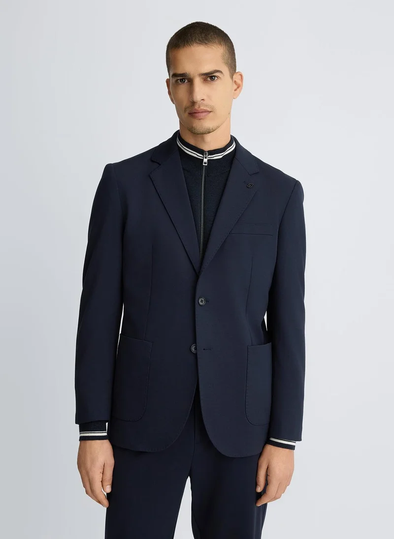 Liu Jo Men S Dark Blue Blazer