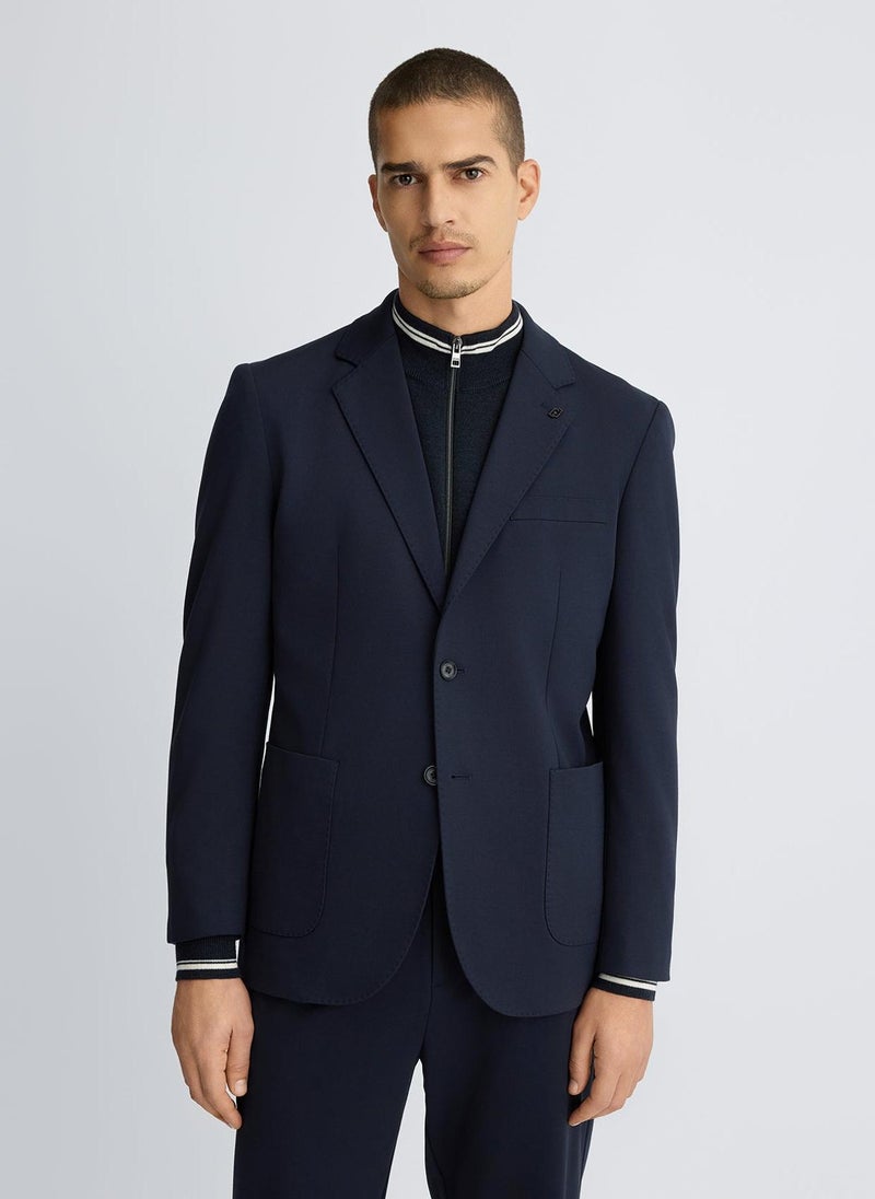 Liu Jo Men S Dark Blue Blazer - Image 1