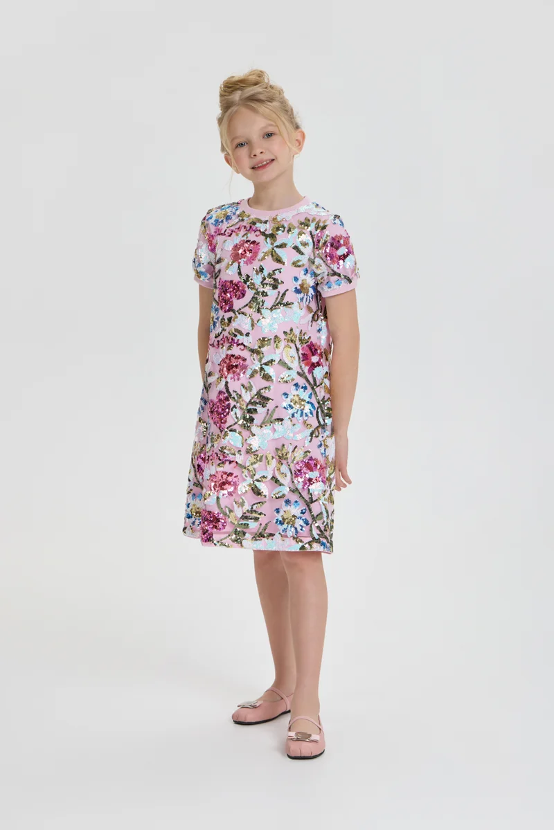 شوبيت Multicolor Dress Sequins-decorated - Choupette