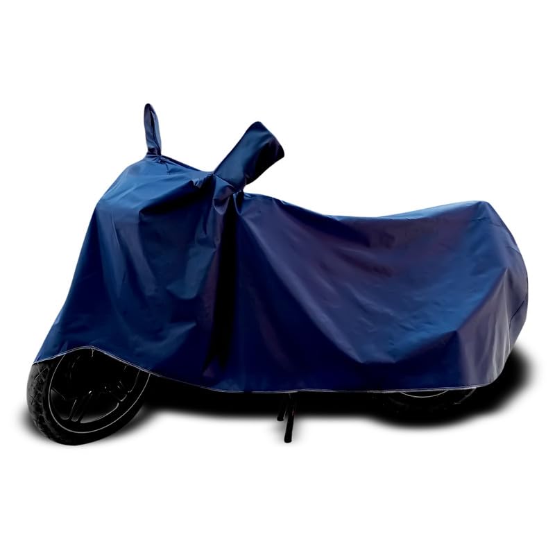 MADAFIYA Waterproof Two Wheeler Cover for TVS Zest 110 Bike All Season Protection Bike Cover for Rain & Sun (Navy) - Image 2