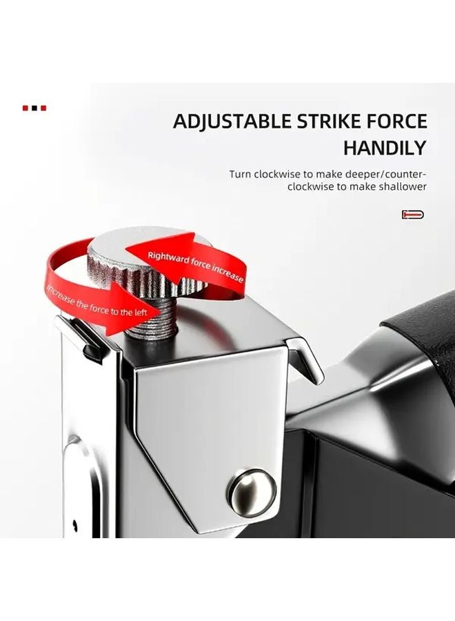 Reinforced Nailing Machine Heavy Duty Manual Binding Tool 600 Metal Needles For Wood Fabric Carpentry - Image 4