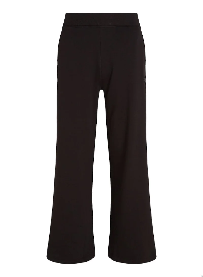 Calvin Klein Jeans Women's Relaxed Cotton Terry Joggers, Cotton - Black