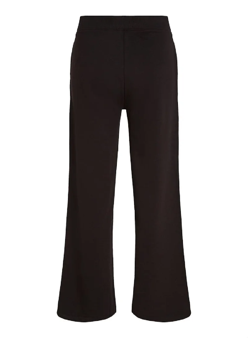Calvin Klein Jeans Women's Relaxed Cotton Terry Joggers, Cotton - Black