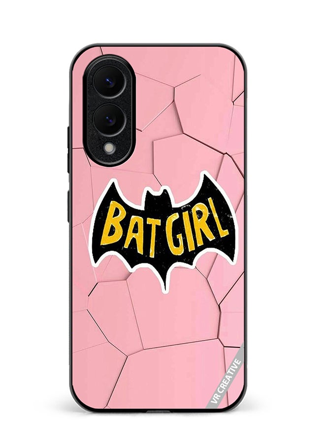 VR CREATIVE Protective Case Cover For Samsung Galaxy S25 Edge Bat Girl Design Multicolour
