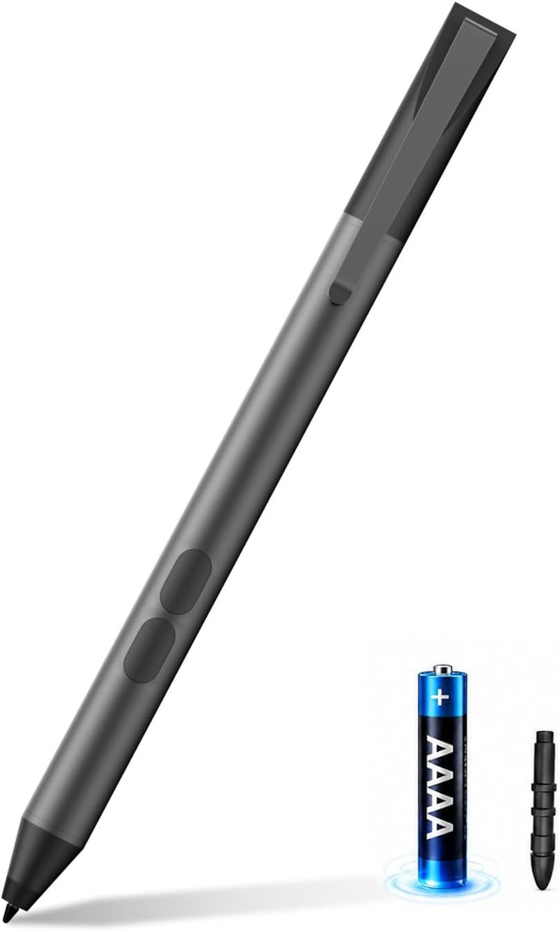 iafer Pen for Microsoft Surface Pro 10/9/8/X/7+/6/5/4/3/Surface 3, Surface Go 4/3/2/1, Surface Laptop/Studio/Book 4/3/2/1 with 4096 Pressure Sensitivity, Palm Rejection, Tilt Function (Black) - Image 1
