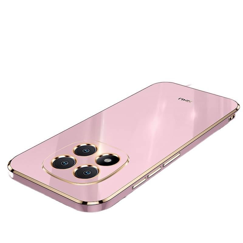 MS غطاء واقي بTPU لـ Redmi Note 14 مع مقاوم للصدمات وحماية من السقوط مع مقاوم للصدمات مع تغطية كاملة مع طلاء كهربائي باللون Mint من مادة TPU باللون الأحمر - Image 3