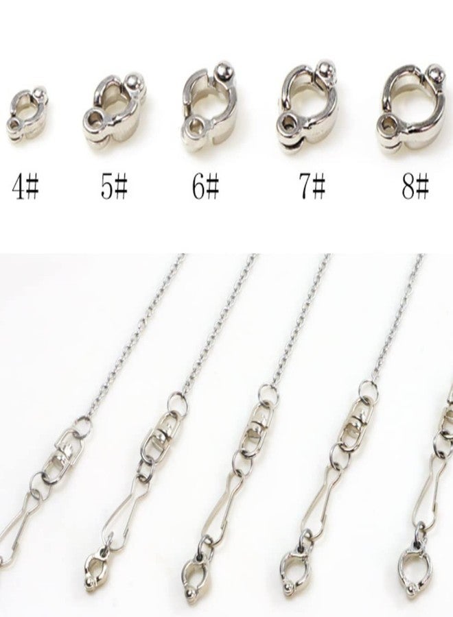Barn Eleven Bird Foot Chain Flying Stainless Steel Training Rope Outdoor Parrot Ankle Foot Ring Accessories Bird Harness Leash Prevent Escaping (4#) - Image 3