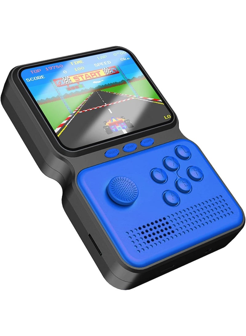 ELTRAZONE Handheld Game Console, 3.5 Inch HD LCD Screen, 800+ Classic Games, Portable Rechargeable Video Game Player, Blue - Image 1