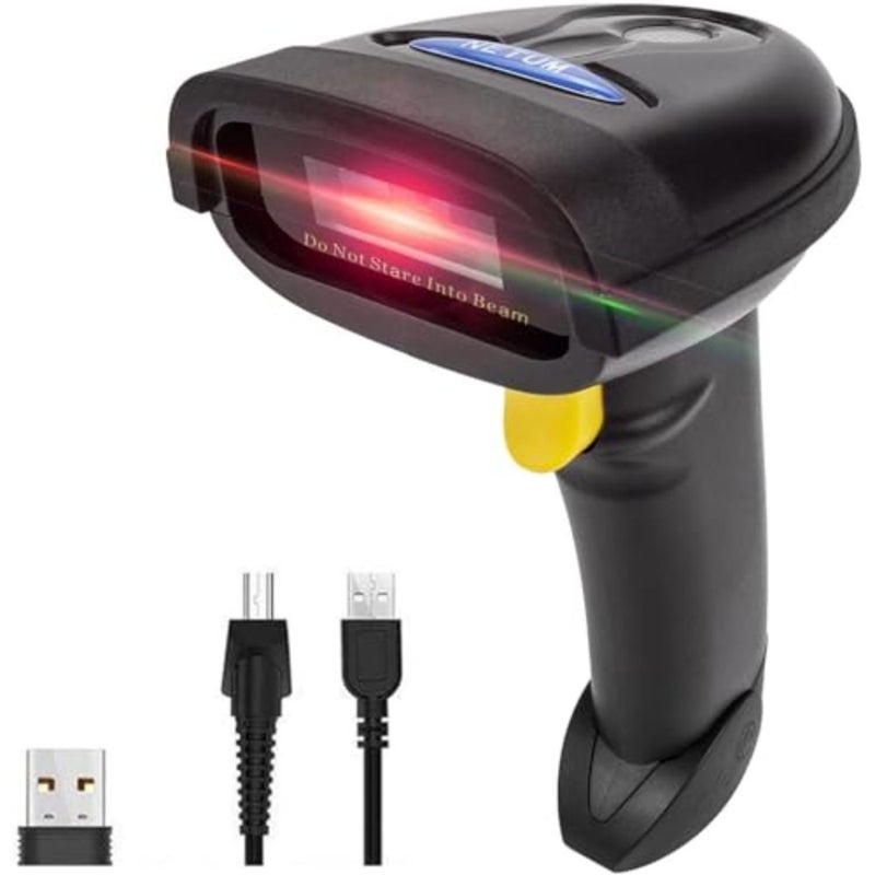NT-1228BL Bluetooth Handheld USB Wireless 1D 2D QR Barcode Scanner Used for Payments in Store - Image 1