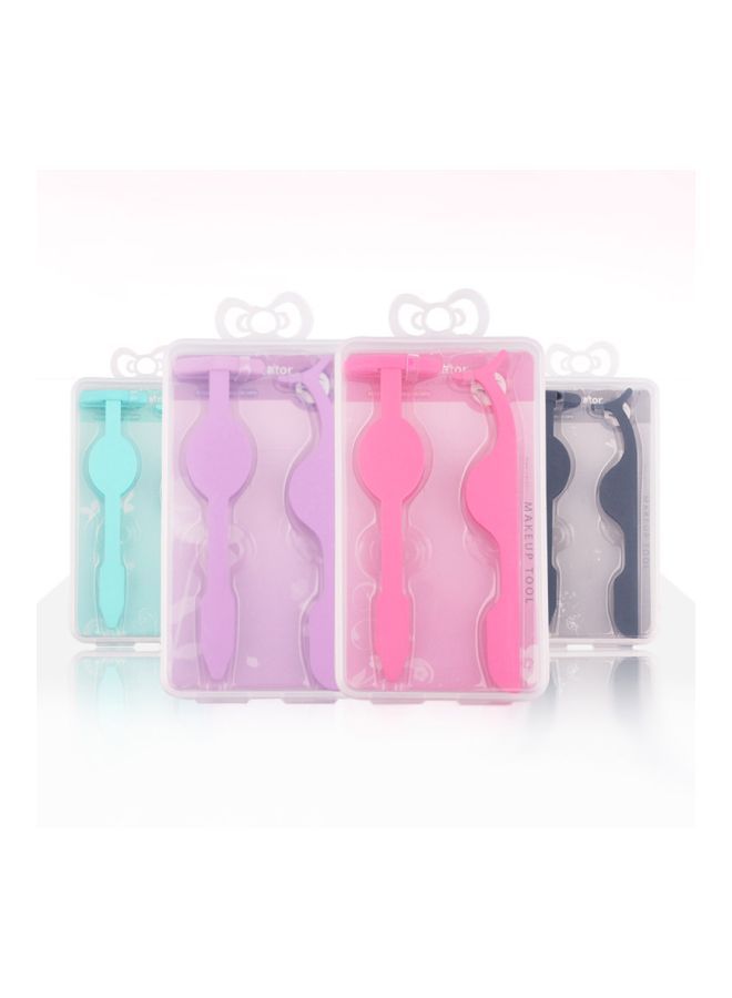 نيبمينينت مجموعة أدوات العناية بالرموش مكونة من أداة تجعيد الرموش ومشبك قطعتين وردي - Image 4