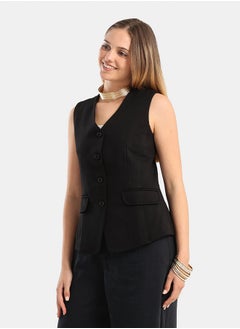 Carina Cotton Sleeveless Vest  - Image 2
