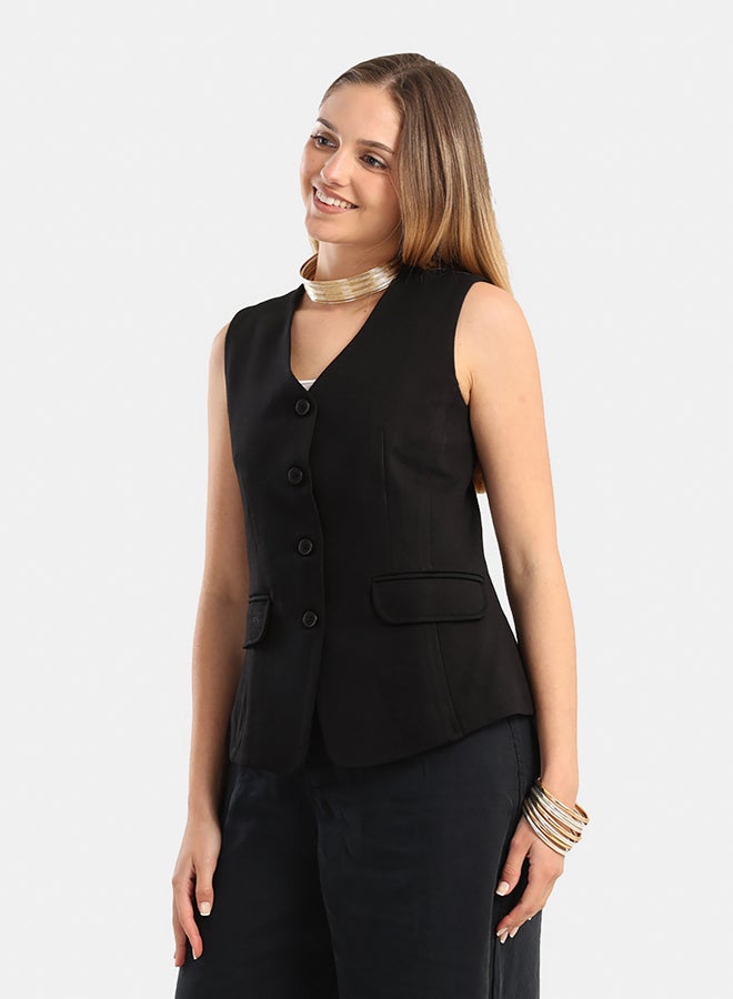 Carina Cotton Sleeveless Vest  - Image 2