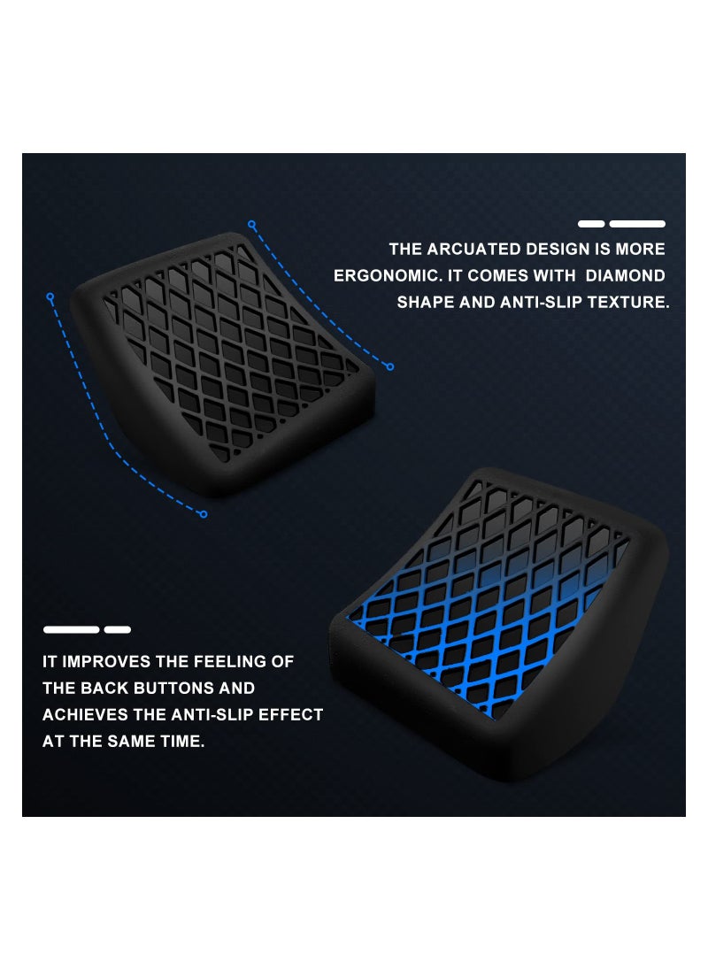 SYOSI - Back Button for Steam Deck, Handle Grip Pads for Steam Deck Non-Slip Back Button Enhancement Set for Steam Deck Enhancement Button Kit with Double Sided Adhesive and Box(8pcs) - Image 1