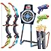 spring flower SpringFlower 2 Bow and Arrow Sets with LED Lightup2 Foam Dart Guns for Kids 5 6 7 8 9 10 Years Old Archery Set with Standing Target for Boys  Girl for Kids - Image 4