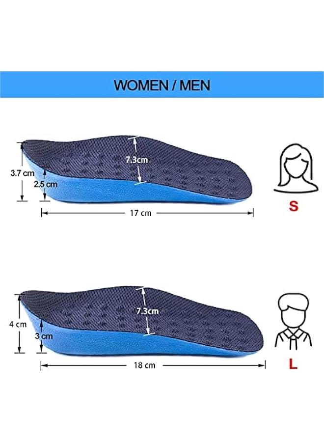 رينكس عل داخلي لزيادة الارتفاع م الميكاكوز، عل داخلي لزيادة الطول م الولي يوريثي، عل داخلي لزيادة الكع، وسادة كع صف مطة، وسادة احذية، وسادات كع ماصة للصات زوجا  S) - Image 2