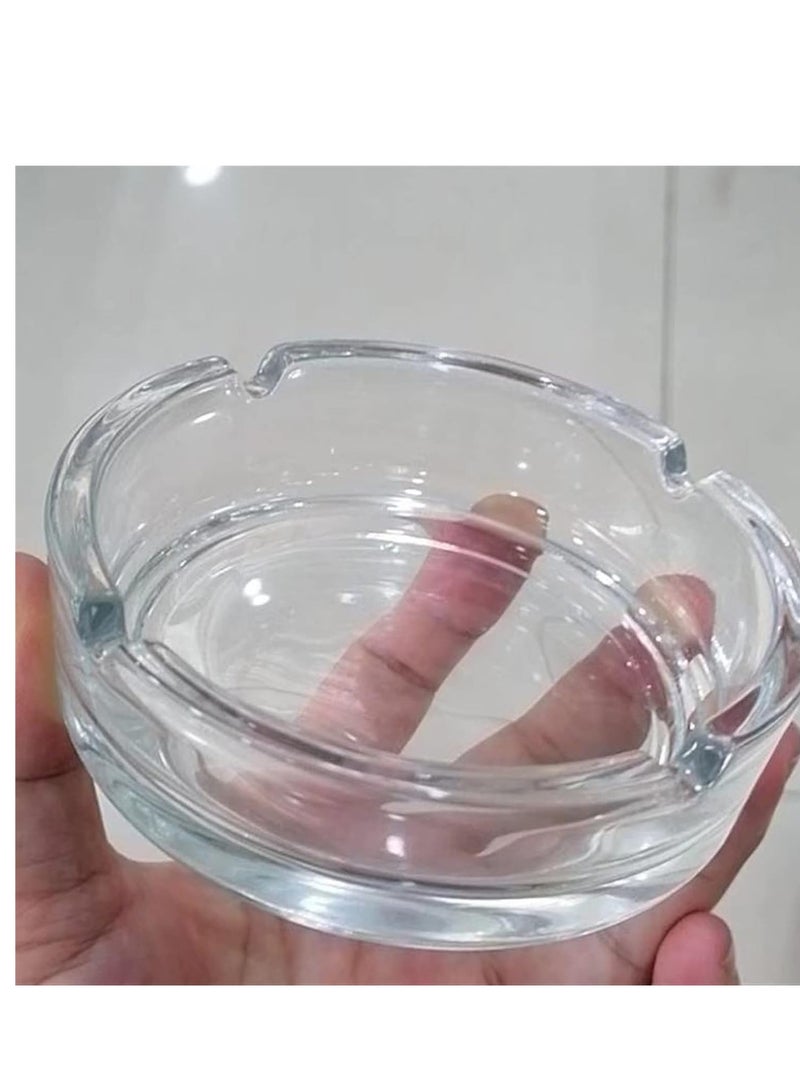 Transparent circular ashtray - Image 4