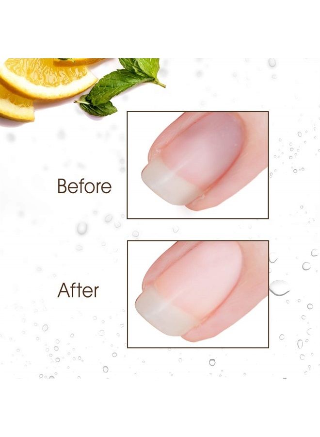 Gena مقشر تبييض الأظافر نايل برايت مع فرشاة، ينظف ويعالج ويضيء الأظافر، 4 أونصات - Image 3