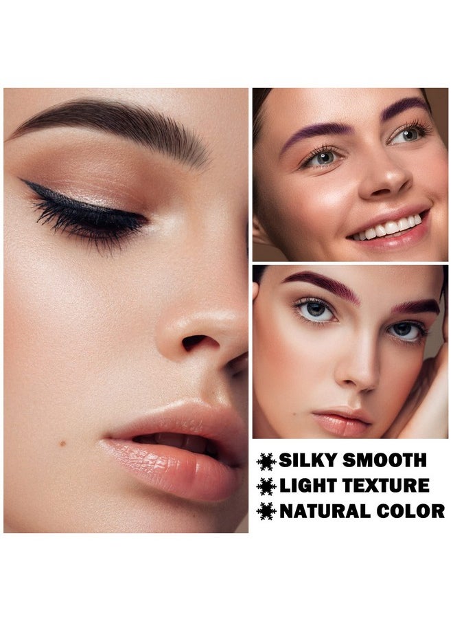 XINGXYUEL Eyebrow Pomade Cream,Brow Pomade Gel Naturally Long Lasting Waterproof,Delicate and Smooth Eye Brow Makeup Cosmetics with Eyebrow Brush - Wine  - Image 4