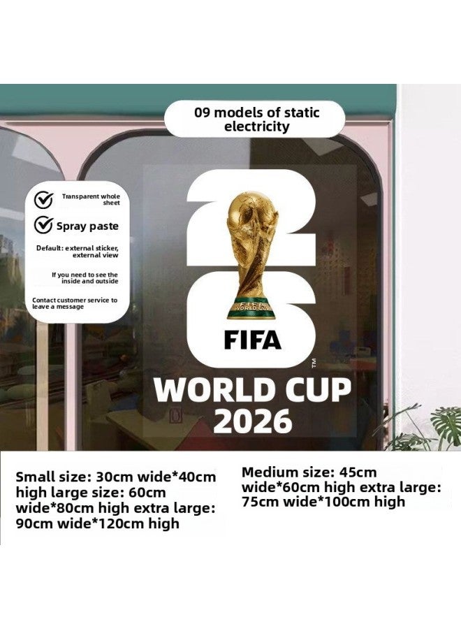 ديكورات وأجواء مستوحاة من كأس العالم 2026 - المواصفات: حجم كبير جدًا، فئة اللون: Sjb03 شفاف ثابت 09 - Image 1