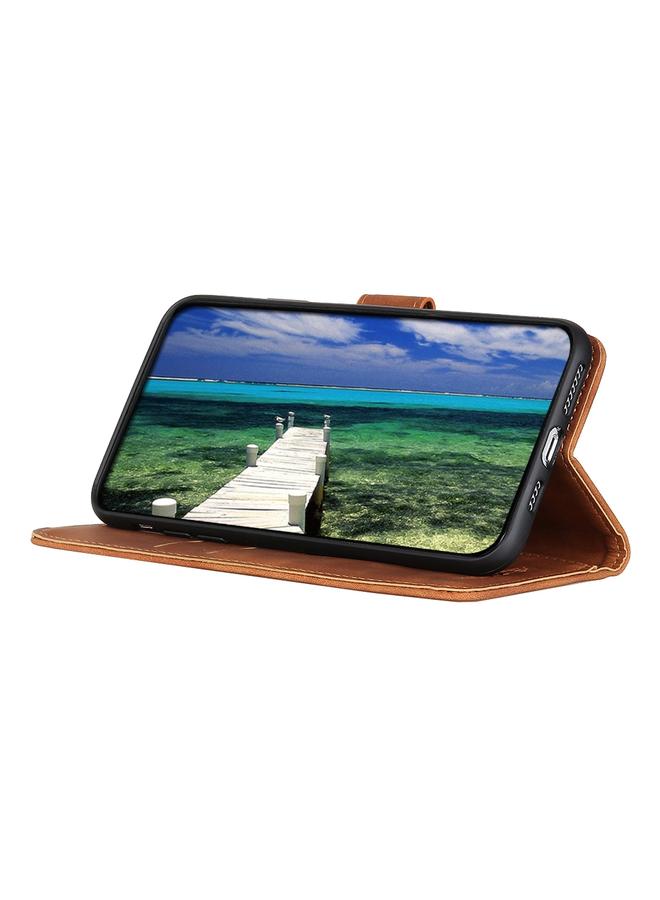 S-TOP Case For Motorola Moto Edge 40 Pro 5G / X40 / X40 Pro KHAZNEH Retro Texture Leather Phone Case - Image 4