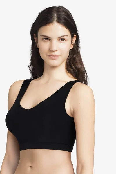 Chantelle Chantelle Softstretch Padded V-Neck Shapewear Bra Top