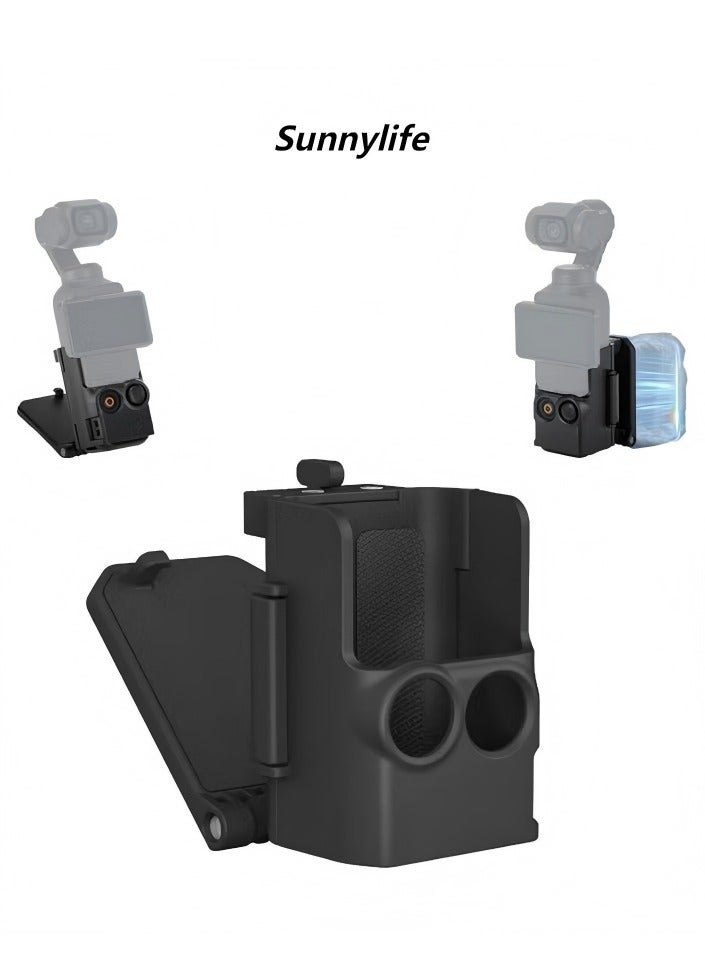 سني لايف قاعدة حامل الكاميرا المغناطيسية لجهاز Pocket 3، حاملة قابلة للتعديل للسطح المكتب، مستقرة وغير قابلة للانزلاق ومتوافقة مع ملحقات Pocket3. - Image 1